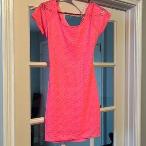 Forever 21 hot pink dress size medium